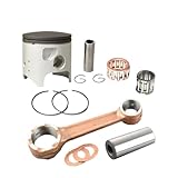 Connecting Rod And Piston Set With Rings Compatible With KDX 200 KDX200 1989 2005 CRANK ROD Conrod