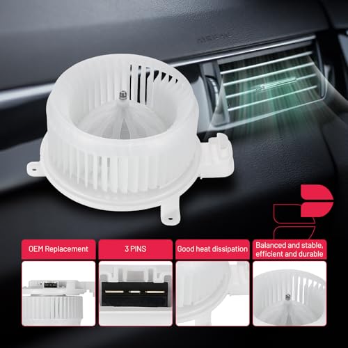 Image of BDFHYK AC Heater Blower Motor Fan 76501 Compatible with Land Rover Discovery 2015-2022, Discovery Sport 2019-2021, Range Rover 2013-2022, Range Rover Sport Velar,HVAC Blower Motor Assembly