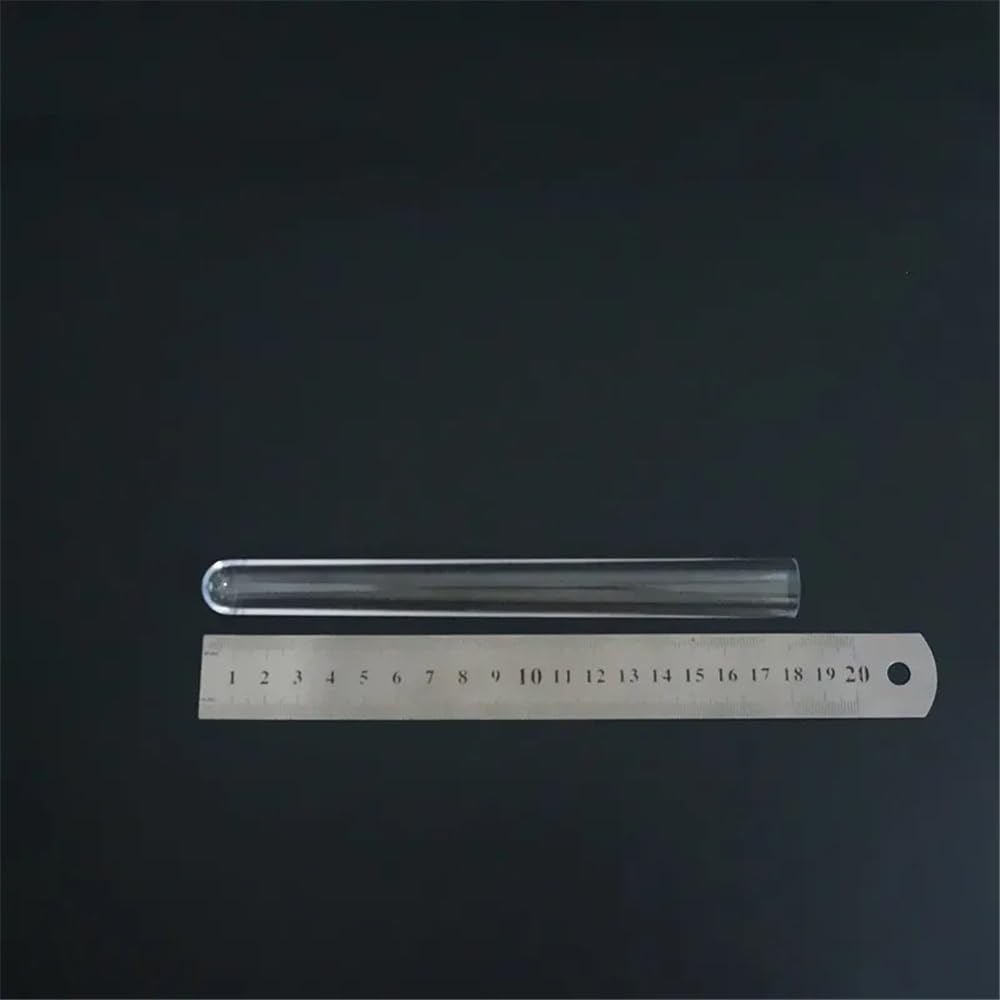 100 szt./opakowanie 18 x 180 mm 30 ml okrągła dolna plastikowa tuba z twardą przezroczystą fiolką do pakowania laboratorium