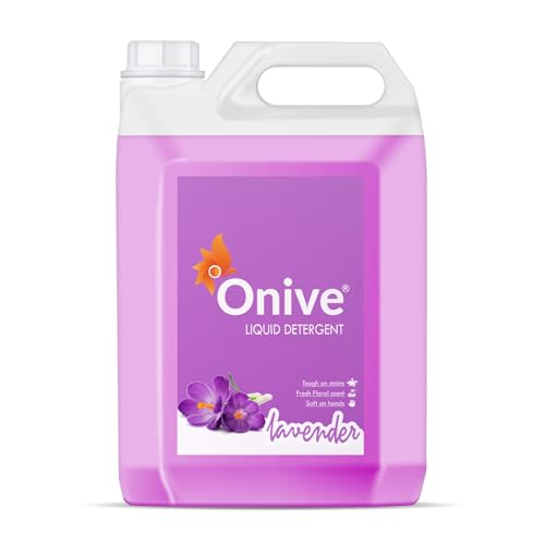 Image of Liquid Detergent 5 Litre, For Top Load and Front Load, With French Lavender Fragrance, Detergent Liquid for Washing Machine - 5 Ltr