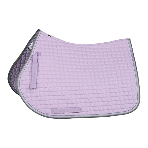 HORZE, Tapis de Selle Mixte Adepto, pour Cheval et Poney, Violet, P