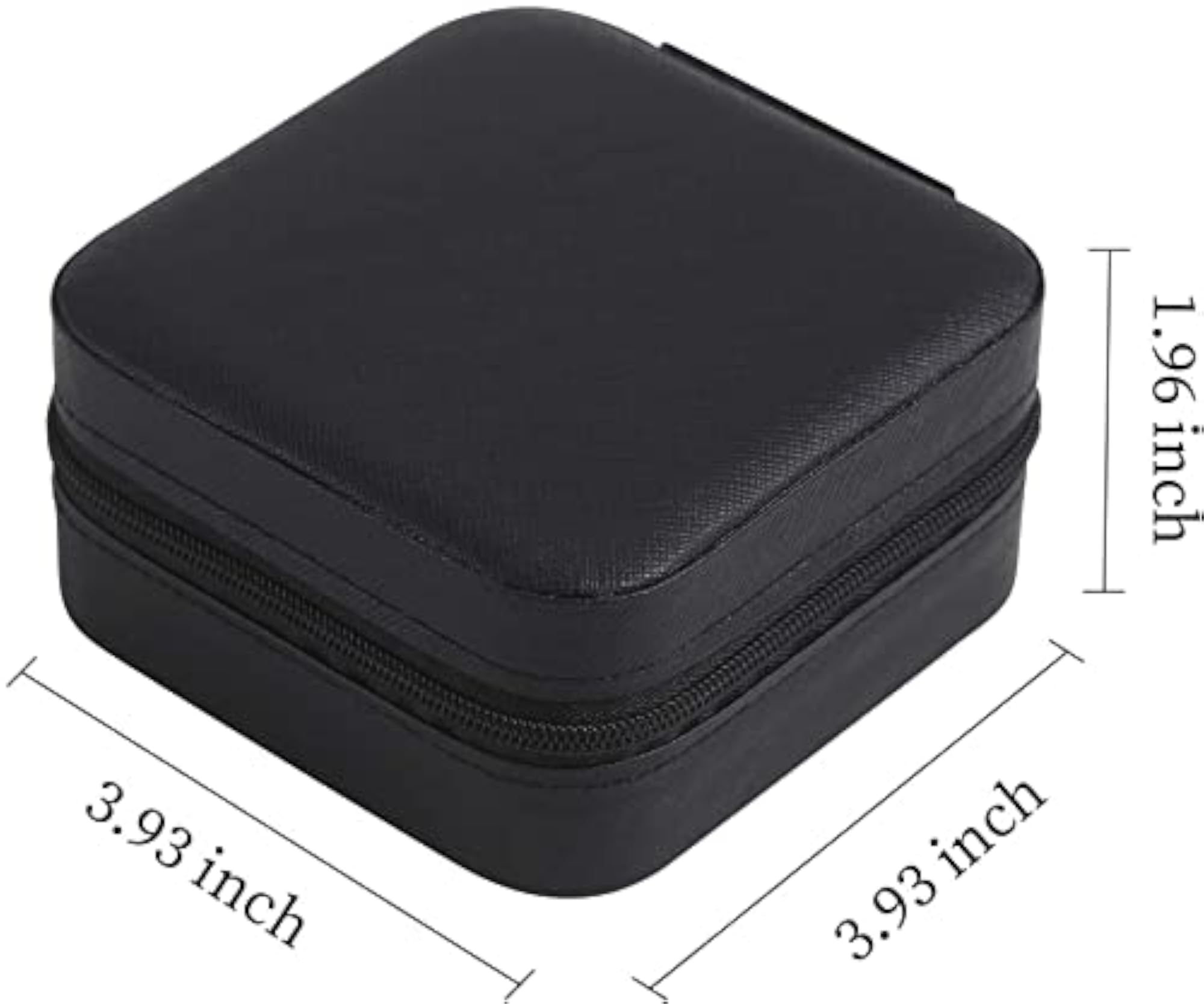 Faux Leather Mini Jewelry Travel Case