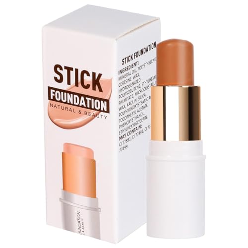 Hauwthg Stick Contorno Facial | Maquillaje Prebase De Cobertura Facial - Stick De Base De Maquillaje Cobertura Total | Para Chicas Mujeres Principiantes Uso En Hogar Oficina Desplazamientos Viajes Al