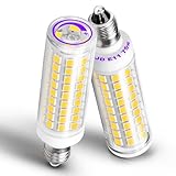 JDE11 Led Bulbs 120V 75W Halogen Candelabra Bulbs Equivalent Dimmable,T3 T4 Mini Base JD E11 Bulb, 4000K Natural White 7W 750 lm E11 Bulb for Chandeliers,Candelabra,Ceiling Fan,Cabinet Lighting,2Pack