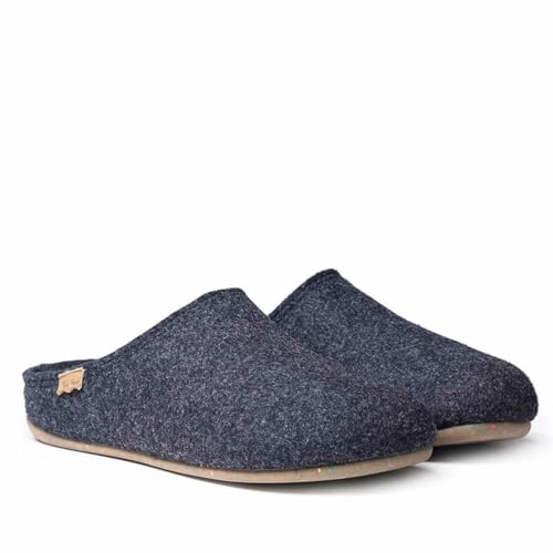 Toni Pons Pantofole da casa da uomo in feltro riciclato - NEO-FR Navy, 42 EU.