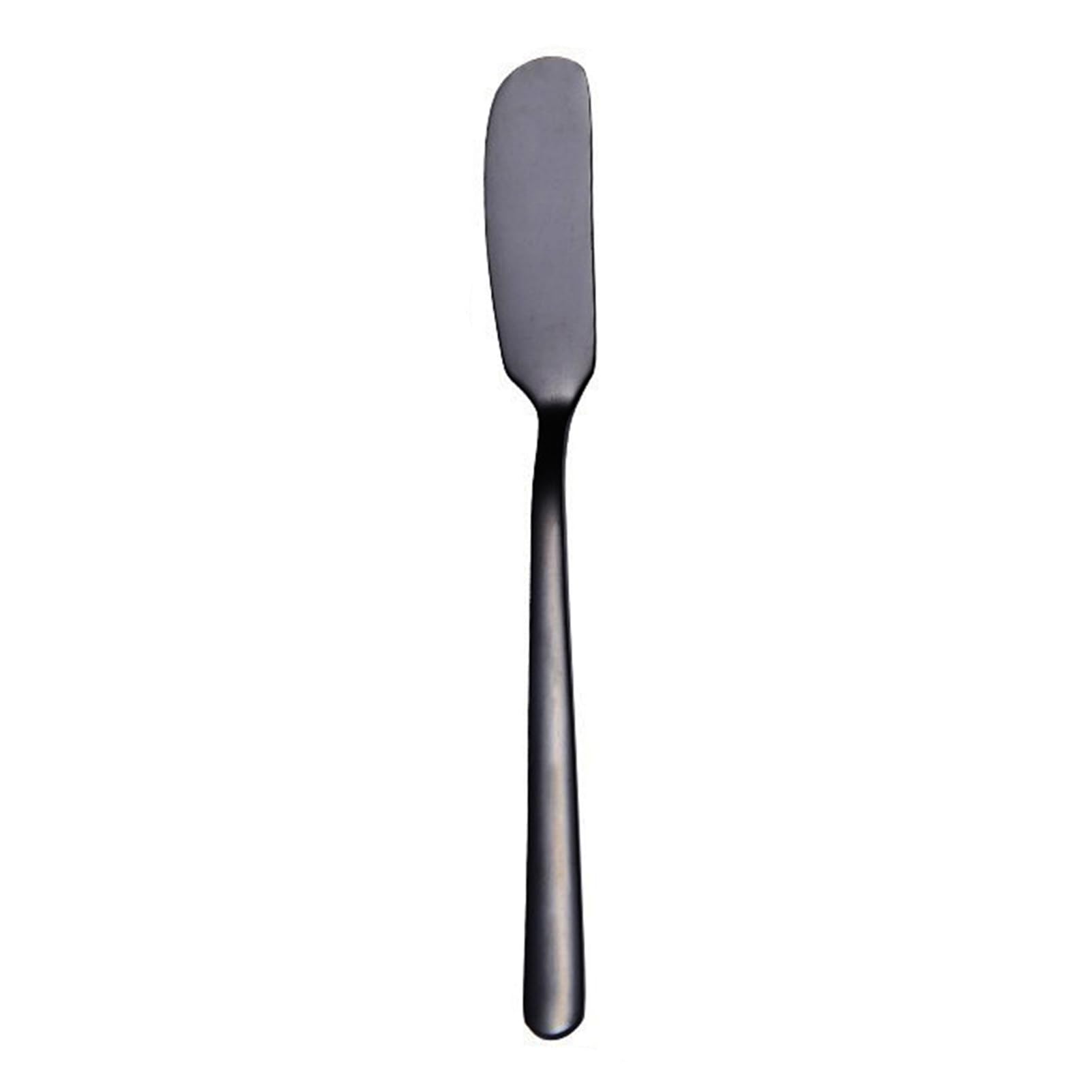 Wizoowip Black Family-Friendly Butter Knife Durable Spreader Spatula Stainless Steel Cheese Cutter Rust-Proof Bread Jam Cream Kitchen Gadget For