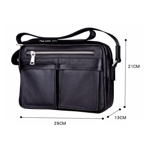 Genuine Leather Crossbody Bags Casual Daypacks Travel Bags Messenger Shoulder Bags Mens Waist Packs3