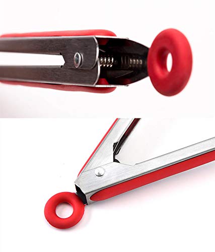 2 Pinze Da Cucina In Silicone Da 29 Cm: Professionali, Antiaderenti, Resistenti Al Calore (270°C)