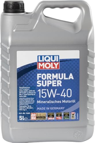 Liqui Moly Formula Super 15W-40 Huile minérale pour Moteur 5 l Incolore