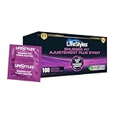 Lifestyles Snugger Fit Natural Rubber and Lubricated Latex Condoms Value Pack, 100 Count