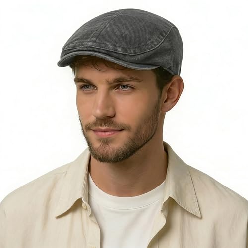 ZLYC Sommer Ivy Gorra con Visera de algodón para Hombre, Talla única