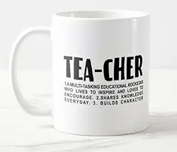 Caneca Professor Inglês Teacher Significado