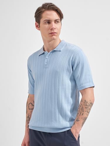 Image of Highlander Men's Polo Tshirt | Flat Knit | Regular Fit | Polo T-Shirt for Man