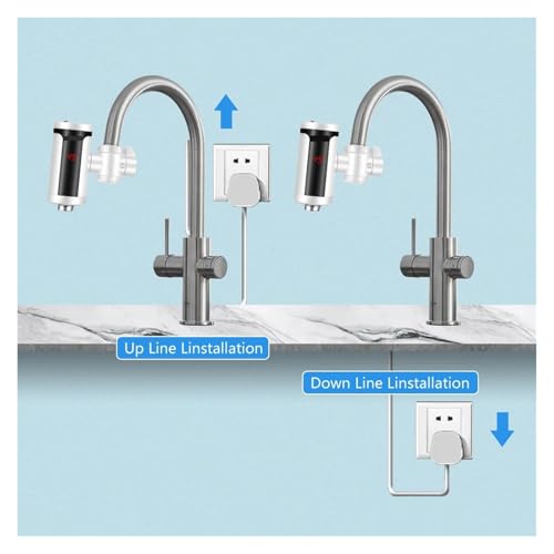 Chauffe-eau cuisine 3300W avec robinet électrique moderne intégré - 6