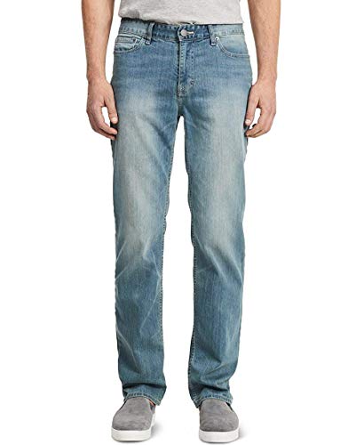 Calvin Klein Jeans Men's Straight Leg Jean in Silver Bullet, Silver Bullet, 34x30