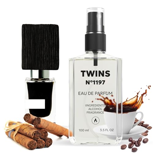 TWINS Impression of Black Afgano | Unisex Perfume for Women and Men Eau de Parfum | No.1197 | 3.4 Fl Oz / 100 ml
