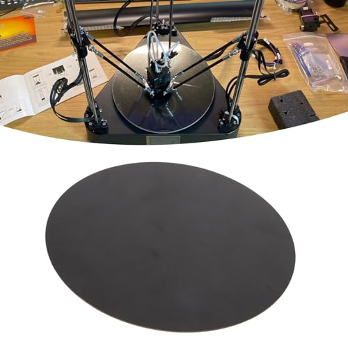 Adesivo Magnético para Cama Quente, Placa de Construção de Impressão 3D Redonda de 10,6 pol., Resist