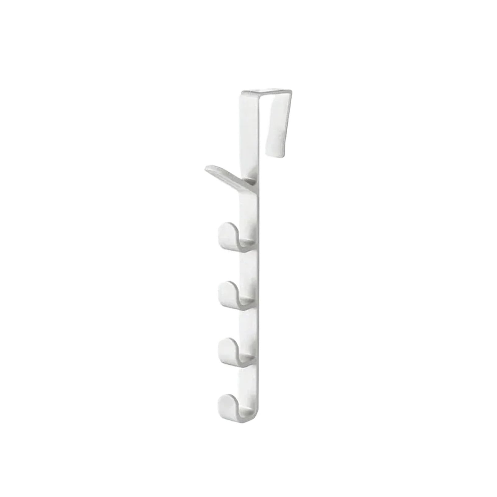 Zguouzantye White 1Pc Over-Door Long Hook Rack For Wall Storage
