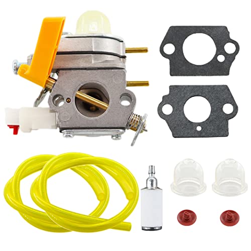 MCHNIC Carburateur Filtre à Essence Pompe D'amorcage Tuyau pour Zama C1U-H46 C1U-H46A Homelite/Ryobi RY70105 984549001 120900026 PS-02308 BC1600 C1200 RY70103...