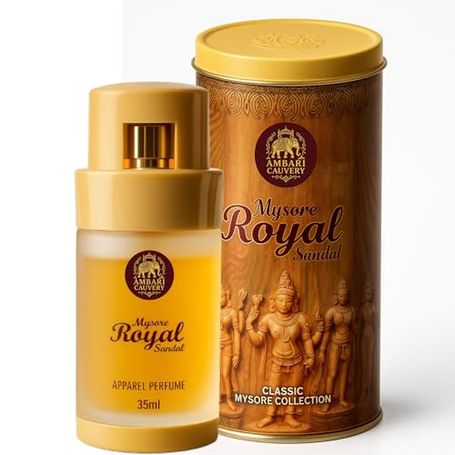 Herbal Treasures Mysore Royal Kavery Sandalwood Perfume 35ml Unisex - Image 2