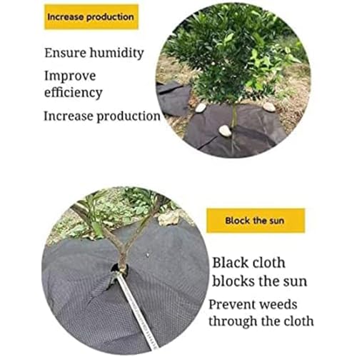 Tapis de protection anti-mauvaises herbes x20 en non-tissé pour sol de jardin