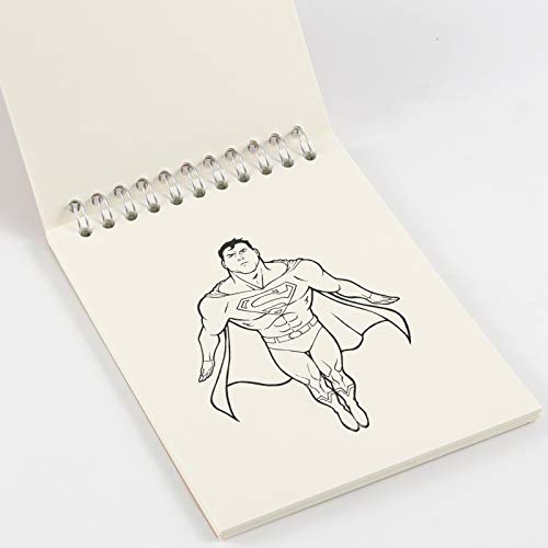 HOZEON 20 PCS A6 Size Top Spiral Bound Sketch Notebooks, Blank Kraft Brown Cardboard Cover Sketch Pad for Animation, Sketching, Drawing, Doodling and Journaling, 60 Sheets for Each Pad - Thumbnail 6