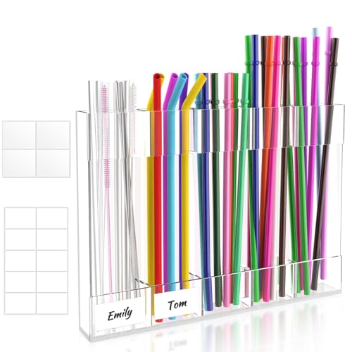 Cupboard Door Designs for Kitchen: Stylish Storage and Organization Ideas 4 Rycid 9.8” Large Acrylic Straw Holder for Cabinet Door with Ultra Sticky Adhesive Squares and Stickers, 2025 Reusable Straws Organizer Storage Dispenser for Kitchen Counter Cupboard(Transparent)