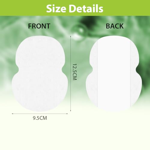 LOPHE 80Pcs Armpit Sweat Pads, Sweat Patches for Underarms Women and Men Underarm Sweat Pads Invisible - Image 3