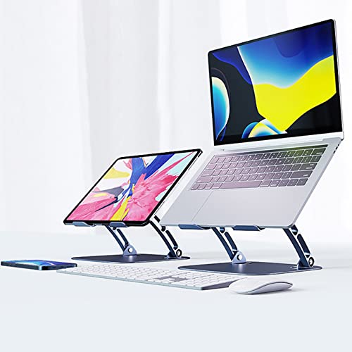 Soporte ajustable con ventilador para notebook gris miniatura 2