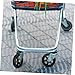 PRETYZOOM 4pcs Replacement Wheels for Shopping Cart Rolling Cart Wheels for Grocery Trolley