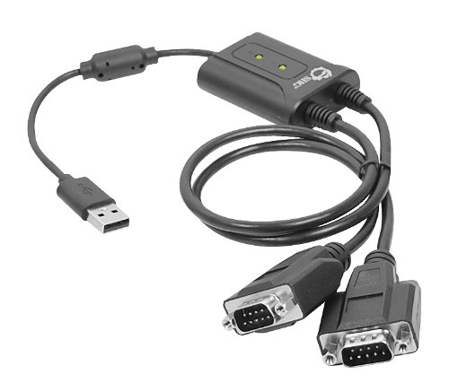 SIIG 2-Port USB to RS-232 Serial Adapter Cable (JU-SC0011-S1)