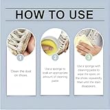 Multifunctional White Trainer Shoe Cleaner with Sponge Eraser,Whitening Cleansing Cream,Cleaning and Stain Removal Cream,Deep Cleaning Shoe Paste,Leather Goods,Sofa and Furniture Cleaning Cream - Image 5
