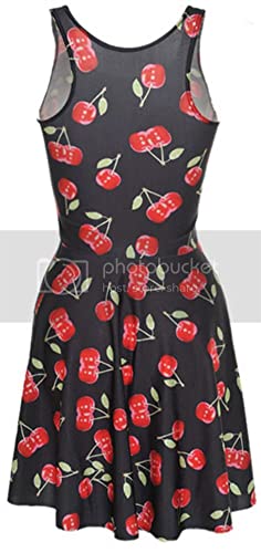 Image of Sister Amy Printed Elastic Sleeveless Shaping Breathable Camisole Skater Dress