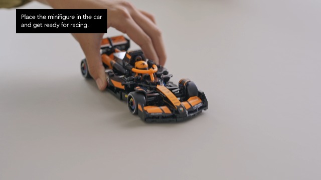 LEGO Speed Champions McLaren F1 Team MCL38 Race Car Toy - Building