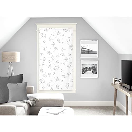 Soleil d'ocre Kyoto Bise-Bise, Polyester, White, 60 x 120 cm, W 23.6" x L 47.2" (1 Panels)