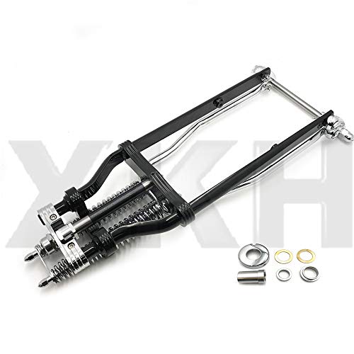 Xkmt-Chrome Springer Front End +4 Length Compatible With Harley Davidson Sportster Bobber Chopper [B07M5Hth5T] #TOP5