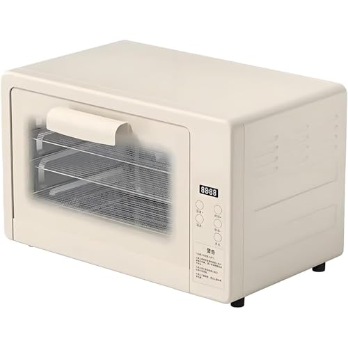 Horno Eléctrico Para Secar Algas De 12 Litros, Secador Inteligente De Alimentos Por Aire Caliente, Con 4 Bandejas De Horno Extraíbles, Temperatura Ajustable De 30 a 100 ℃, Temporizador De 24 Horas