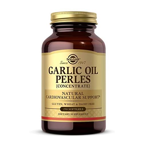 Solgar Garlic Oil Perles 250 Softgels