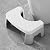 Toilet Footrest - Soft Cushion Poop Stool, Toilet Steps Assistance | Toddler Bath Squatting Ottoman, Short Height Leg Rest Support Stand, for Home Kid Seniors, 16,54 * 9,84 * 6,69 Tum, Random Color
