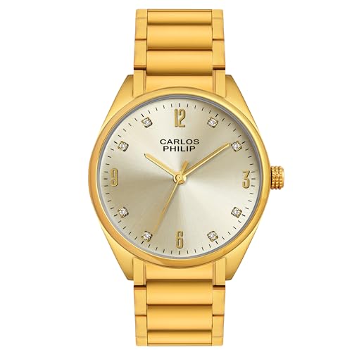 Image of Carlos Philip Axis Series Luxury Analog Watch for Men | Stainless Steel Strap | Japanese Miyota Movement | Stylish Water-Resistant Classic Timepiece