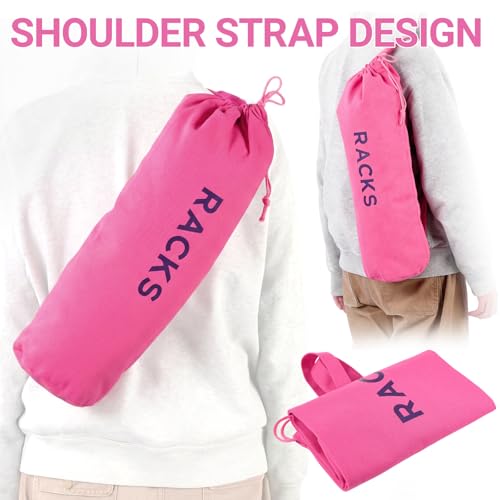 Bolsa rosa con cordón para rack de Mahjong miniatura 5