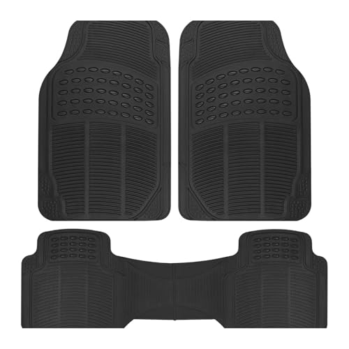 CAOXINZI Alfombrillas de Goma para Coche para Honda Civic Saloon 1991-2023, Alfombrillas de Goma Resistentes para Coche Recortable Juego Alfombrillas Automóvil Ajustables,Rear Connected