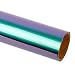 RUSPEPA Gradual Heat Transfer Vinyl -Gradient Change Color HTV for DIY T-Shirts-20 X 12Inch-Green and Purple