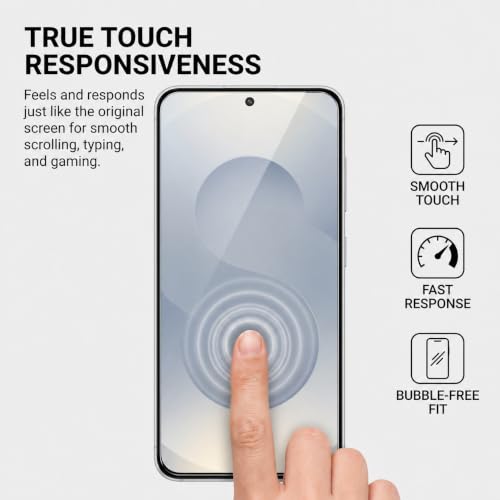 Image of Tempered Glass for Samsung Galaxy S25 (6.2 Inch) With Installation Kit | Ultrasonic Fingerprint Compatible | Edge to Edge Full Coverage |