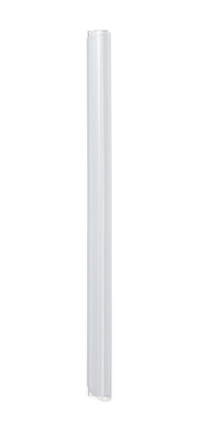 Durable A4 Spine Bar 9mm Transparent - Pack of 25 - Quick and Easy Binding for Unpunched Documents - Holds Up to 80 A4 Sheets