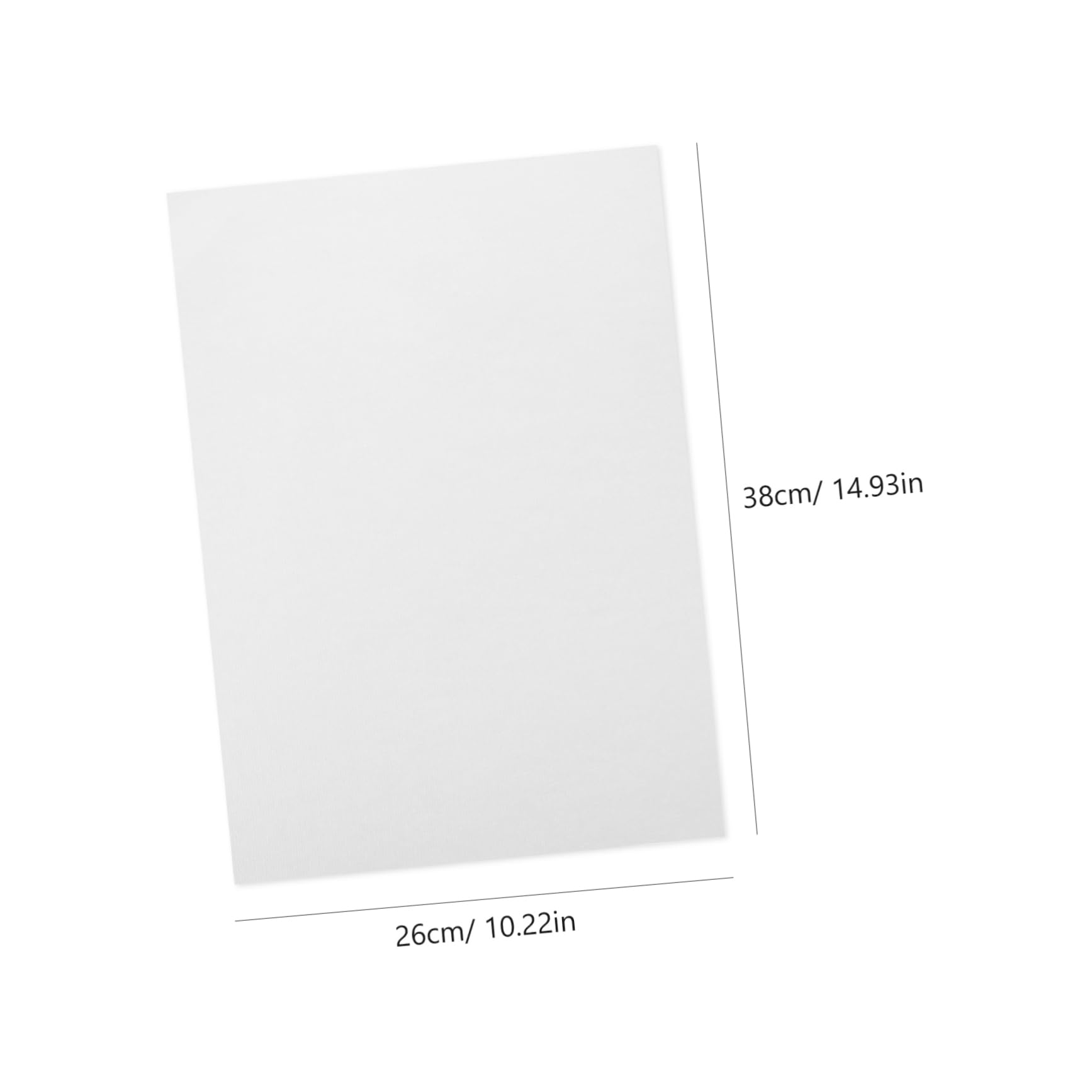 Papier Aquarelle pour Débutants 160g 8k Blanc, 50 Feuilles