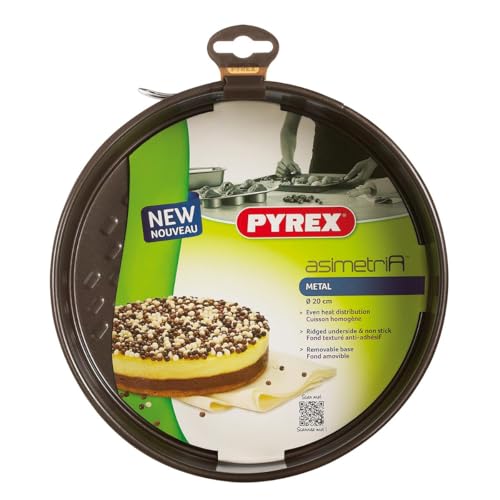 Pyrex - Asimetria - Moule à Charnière en Métal Anti-Adhésif Ø 20 cm