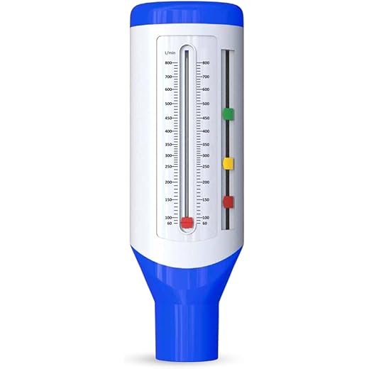 Bos Medicare Surgical® Peak Flow Meter | Essential Tool for Monitoring Lung Function | Accurate Readings for Asthma and Respiratory Health