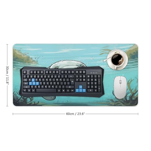 Alfombrilla Crazy Save Manatee para Escritorio 60x30 cm miniatura 2