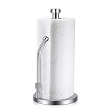 Awekris Paper Towel Holder Countertop Kitchen Towels Napkin Holder Stainless Steel